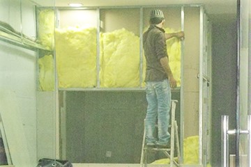 Gypsum board partition Gallery image 8